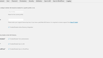 Next Active Directory Integration