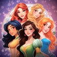 Icona del programma: 1000 princesses coloring …