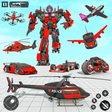 أيقونة البرنامج: Helicopter Car Robot Tran…