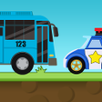Ikona programu: Little Bus and Police Car…