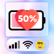 程序图标：Eji: Emoji Battery Widget